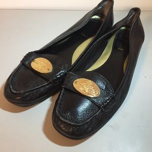 Ralp Lauren Leather Signature Flat Shoes 8